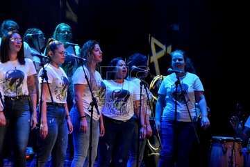 Gala de presentación de Los Biznietos de SaryManchez en Telde (Foto Francisco Javier Santana)